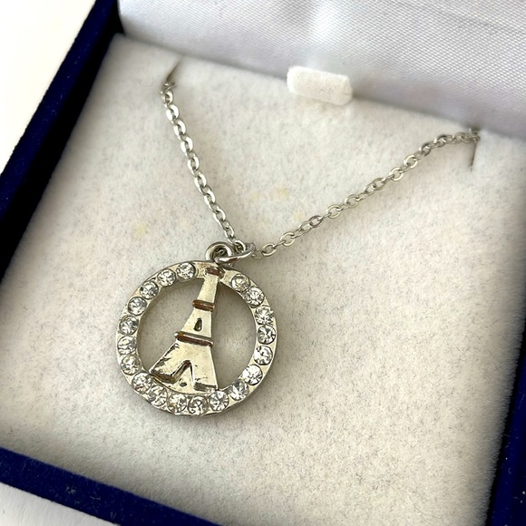 Arribas Maison Eiffel Tower Necklace Paris New In Box - Picture 9 of 11